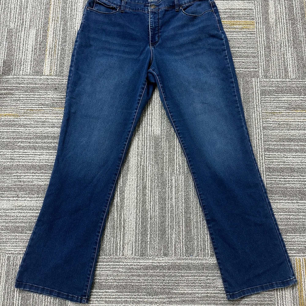 Style & Co. Women's Tummy Control Modern Boot Cut Blue Jeans